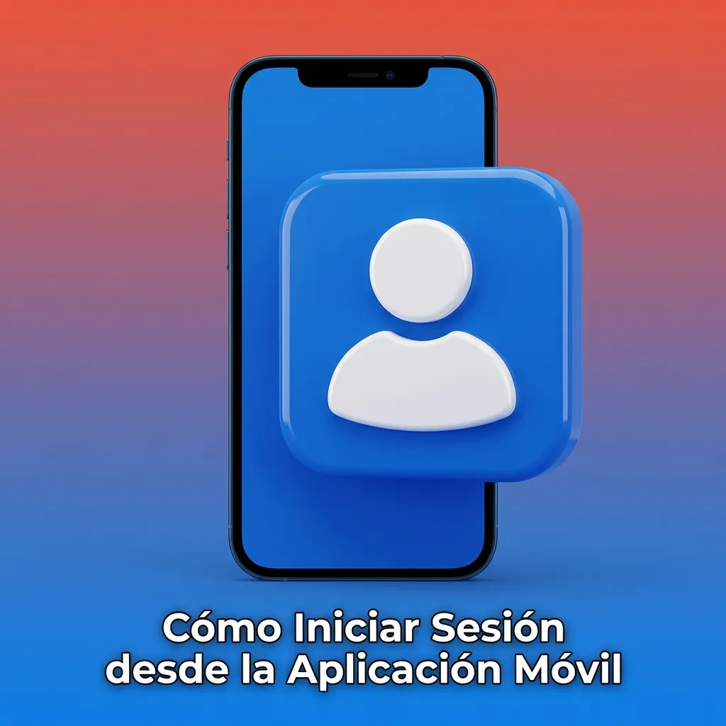 Usuario iniciando sesión en la aplicación móvil 1win ingresando credenciales en smartphone