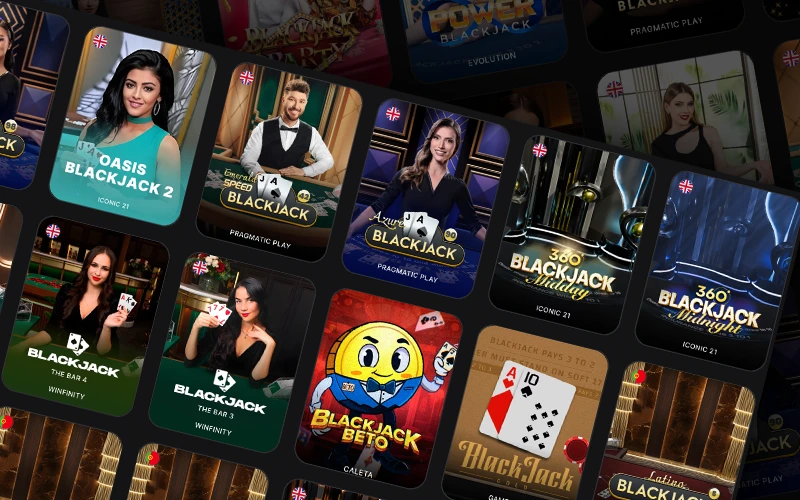 Participa en blackjack en vivo en 1Win.