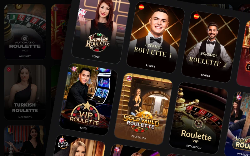 Juega a la ruleta en vivo en 1Win.