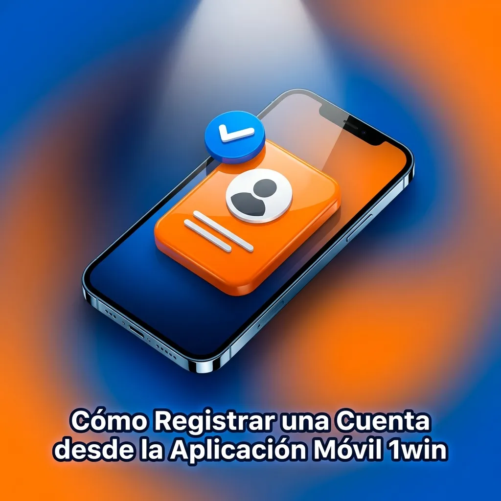 Step-by-step mobile registration process for 1win app showing registration button and account setup fields