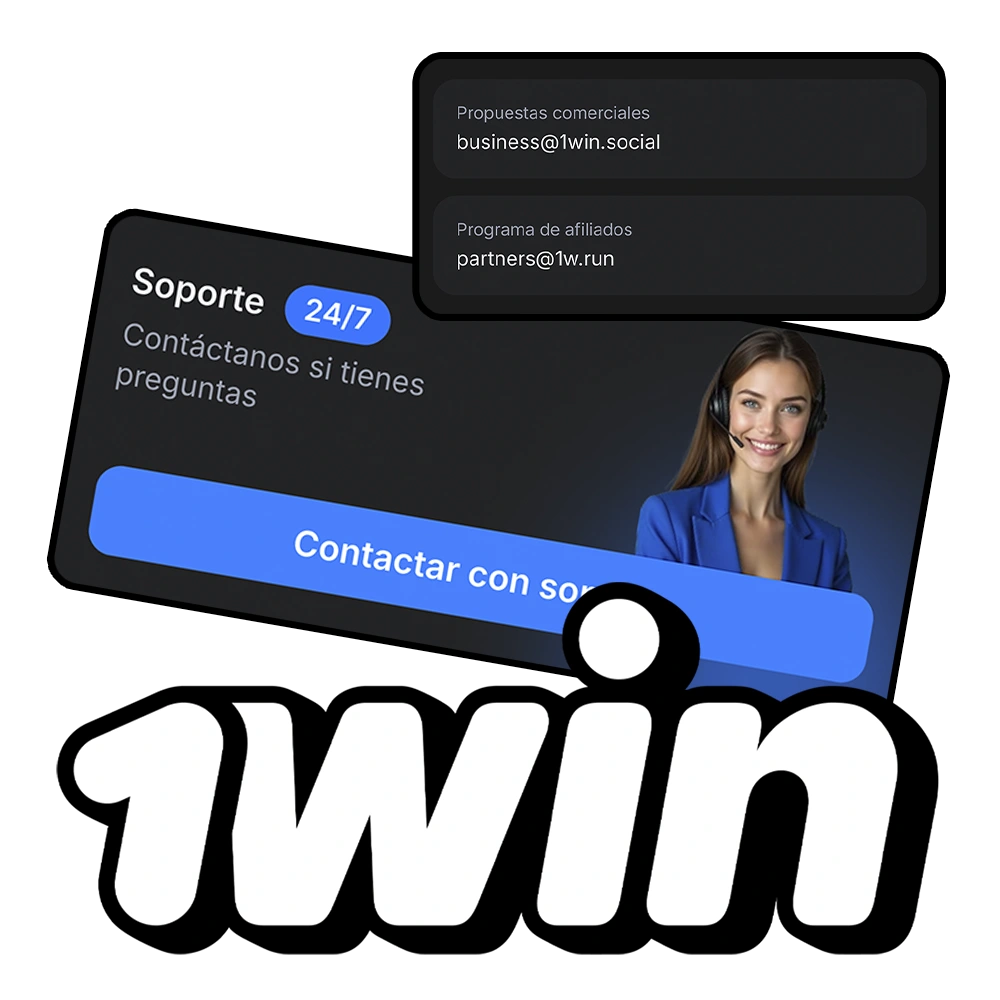 Contactos de 1Win para jugadores de México.