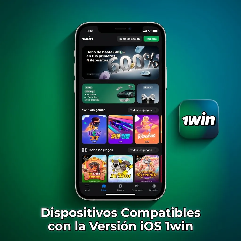 1win iOS app compatibility table showing supported iPhone and iPad models from iPhone 6s onwards with iOS 12.0+