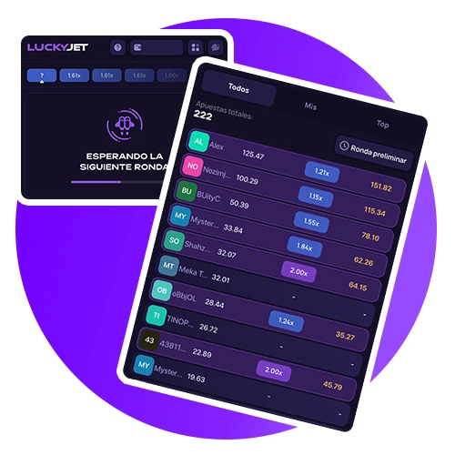 Consulta las estadísticas de apuestas en 1Win Lucky Jet.