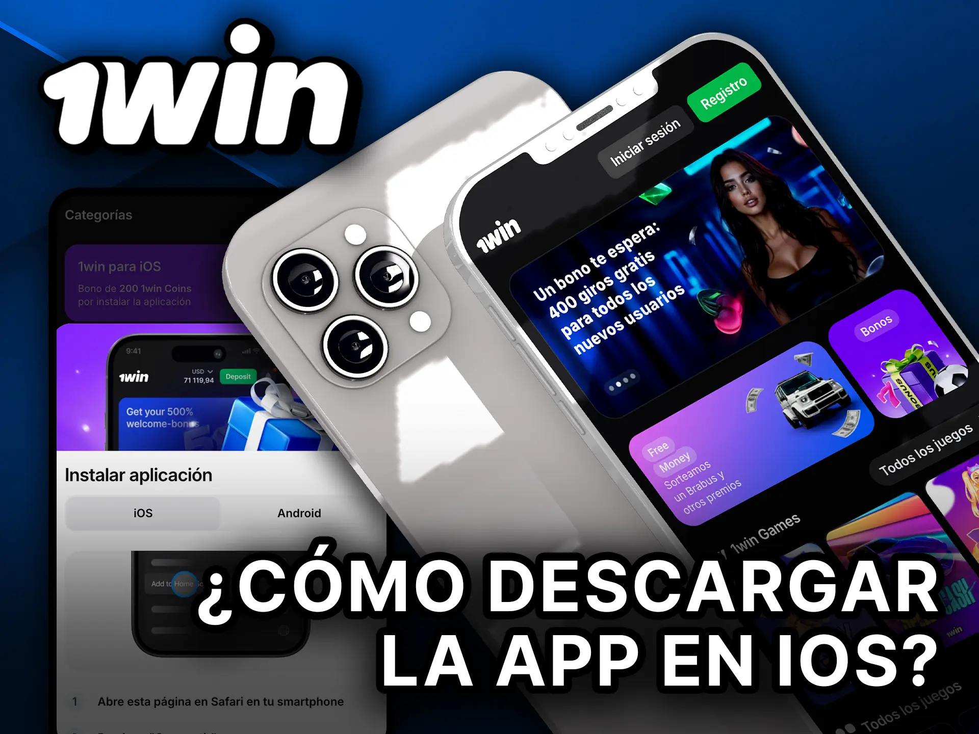Descarga la app 1Win en iOS y disfruta del juego móvil.